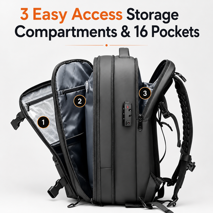 AeriVault™ Signature Travel Backpack