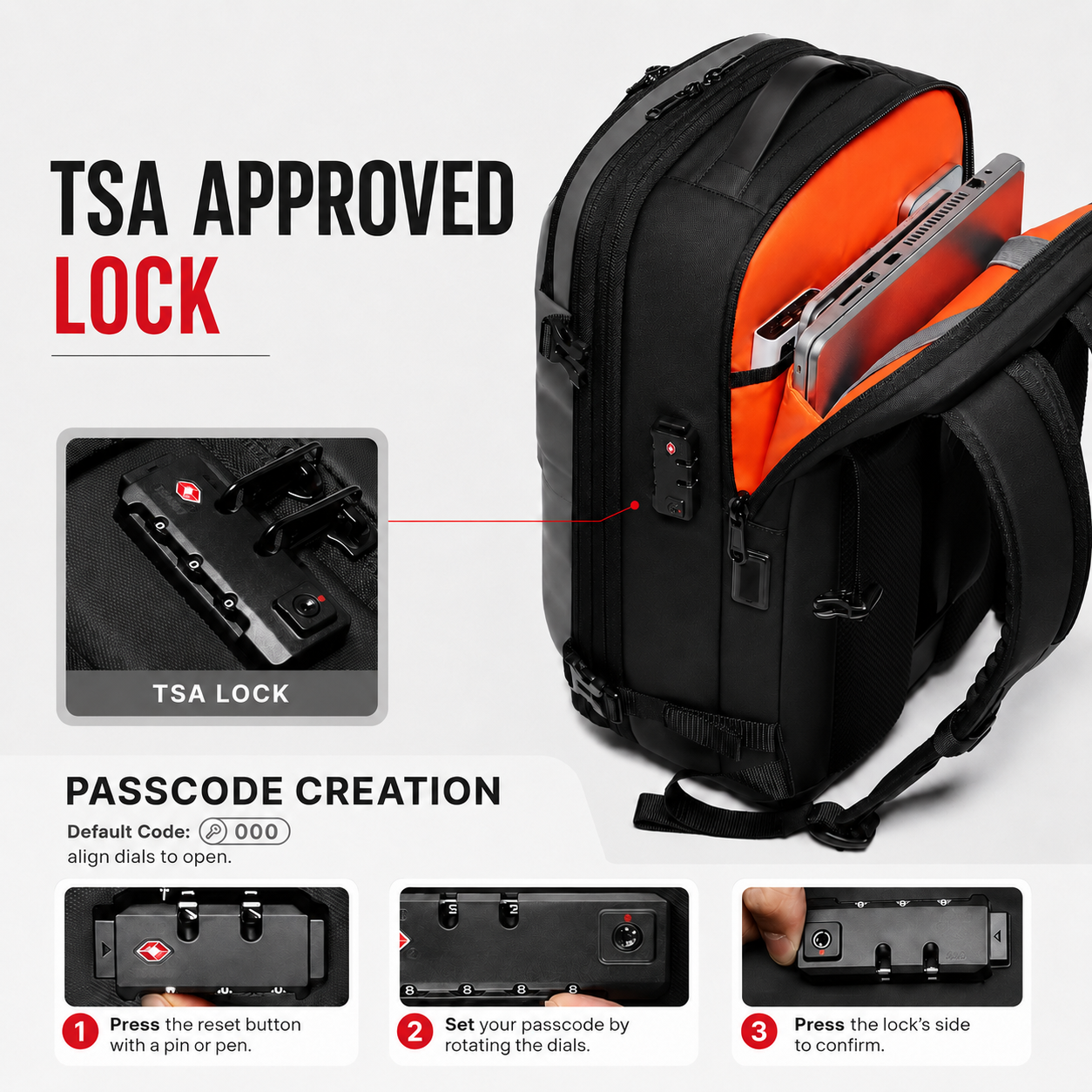 AeriVault™ Signature Travel Backpack
