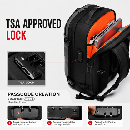 AeriVault™ Signature Travel Backpack