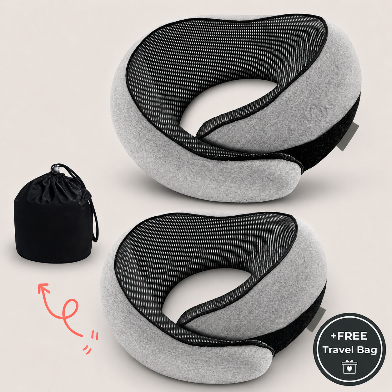 AeriVault™Original Travel Pillow