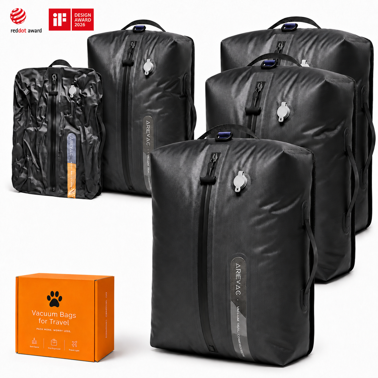 AeriVault™ Vacuum Kit-Travel Vacuum Bags